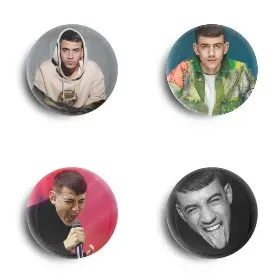 סט - 4 סיכות ממותגות של ששון