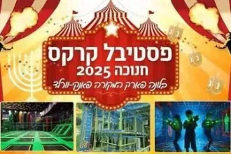 פסטיבל קרקס - חנוכה 2025 במתחם הלונה פארק המקורה פאנקי-וורלד באר טוביה