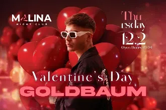 חמישי 12.2 - מלינה - 🌹 יום האהבה 🌹 GOLDBAUM - LIVE 🌹